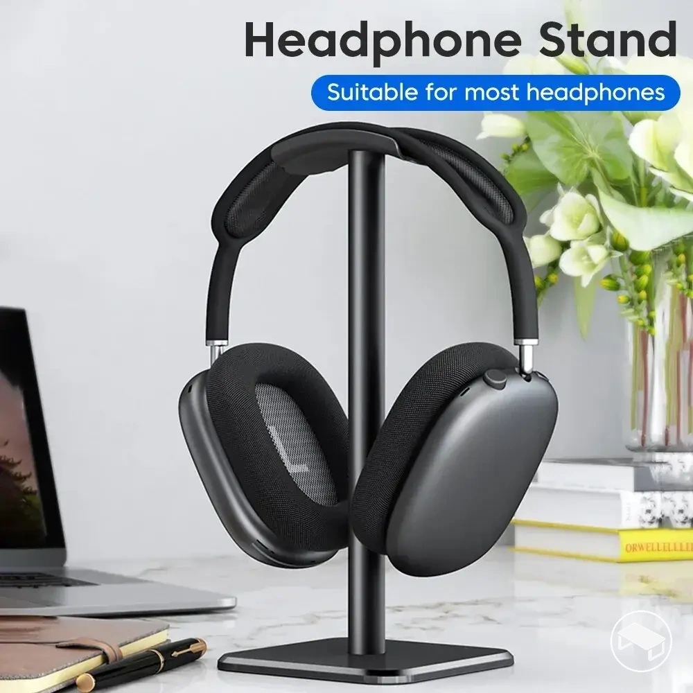 Aluminium alloy desktop stand for headphones